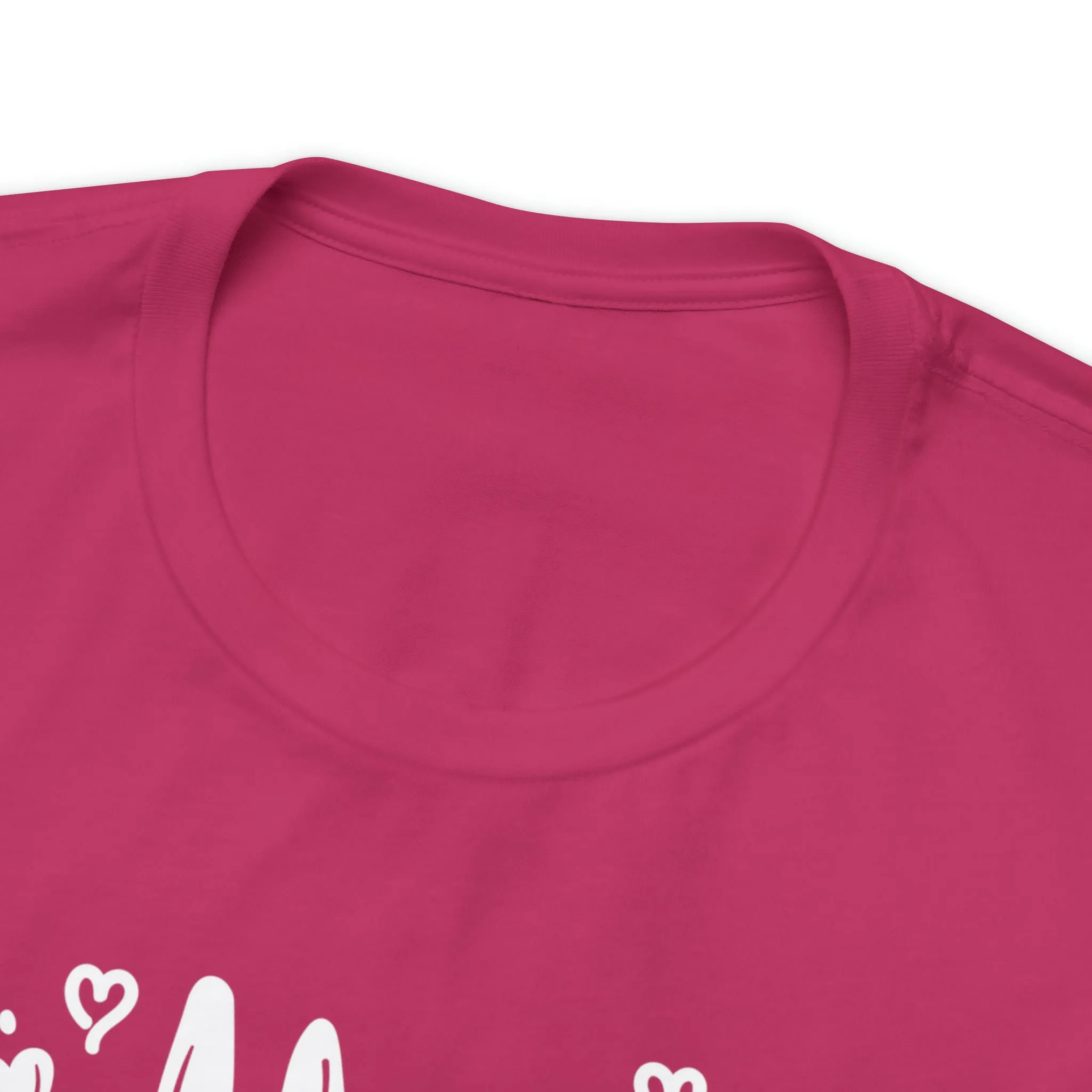 Happy Valentine's Day Script T-Shirt | Love You Tee |  Bella Canvas 3001 Unisex |  Hearts and Arrows Short Sleeve Tshirt