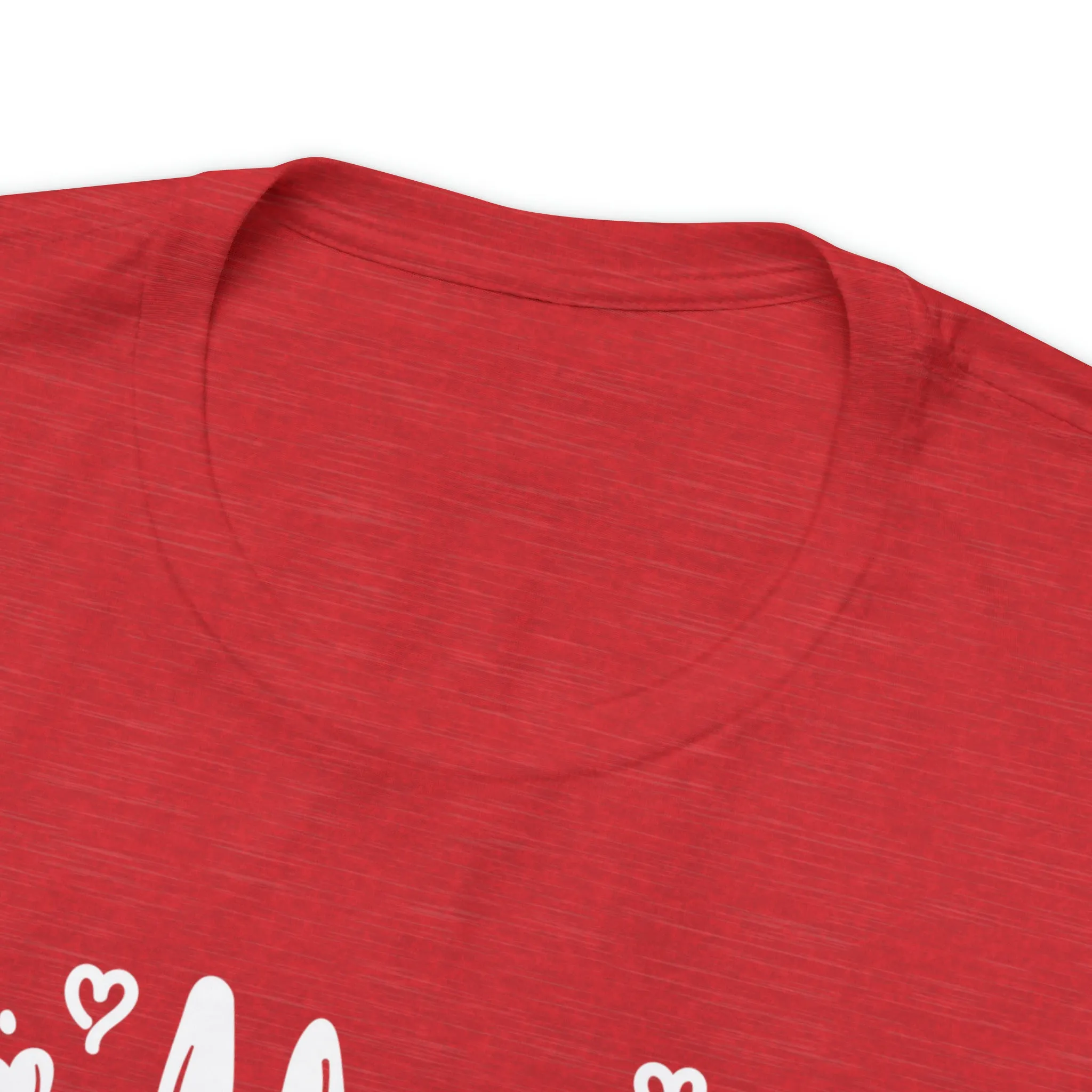 Happy Valentine's Day Script T-Shirt | Love You Tee |  Bella Canvas 3001 Unisex |  Hearts and Arrows Short Sleeve Tshirt