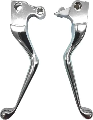 HardDrive 53830 Custom Levers - Smooth - Chrome