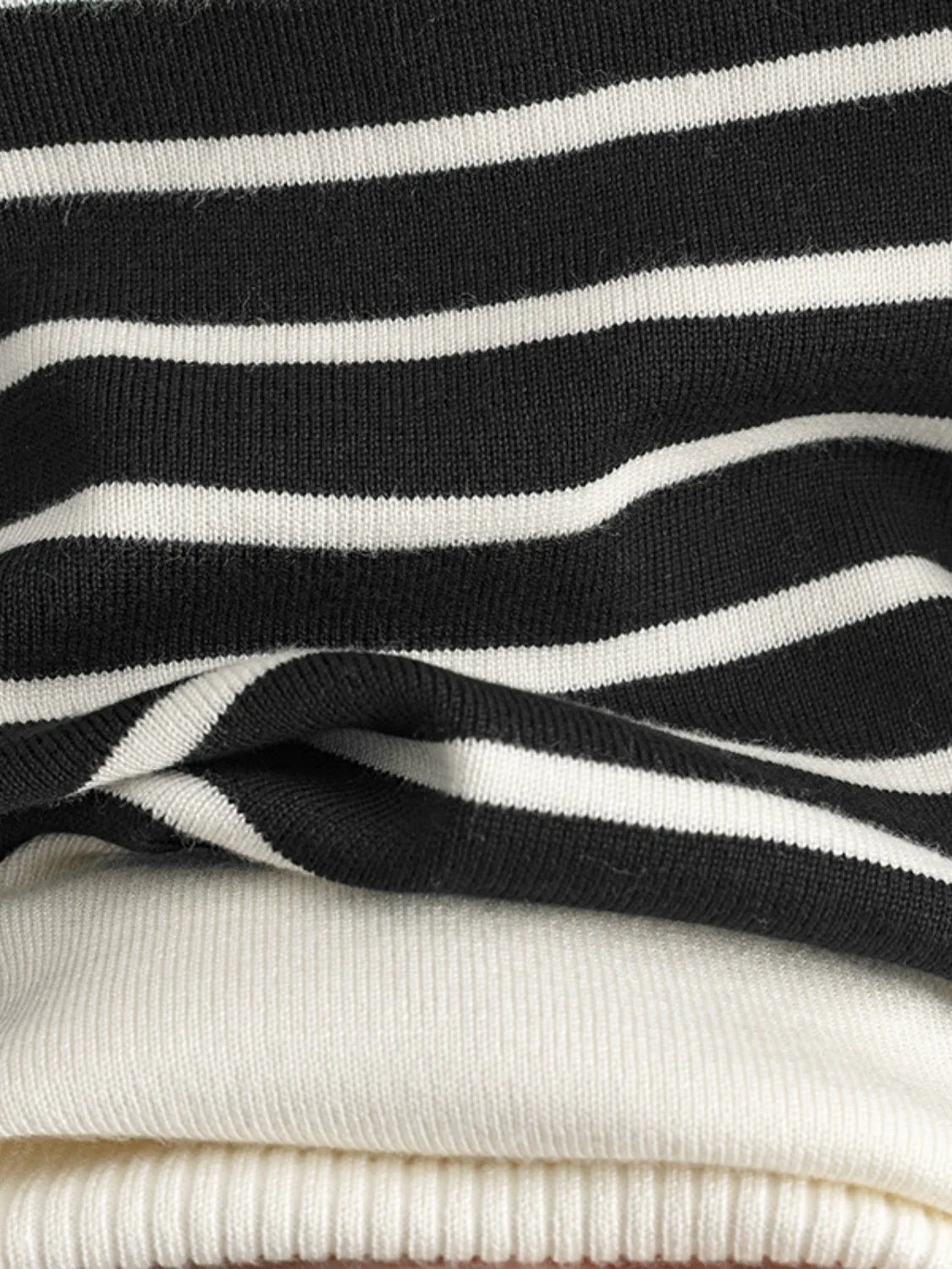 Hazel Blues® |  Basic Bae Striped Round Neck Long Sleeve Top and Pants Sweater Set