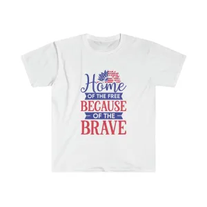 Home of the Brave - Unisex Softstyle T-Shirt