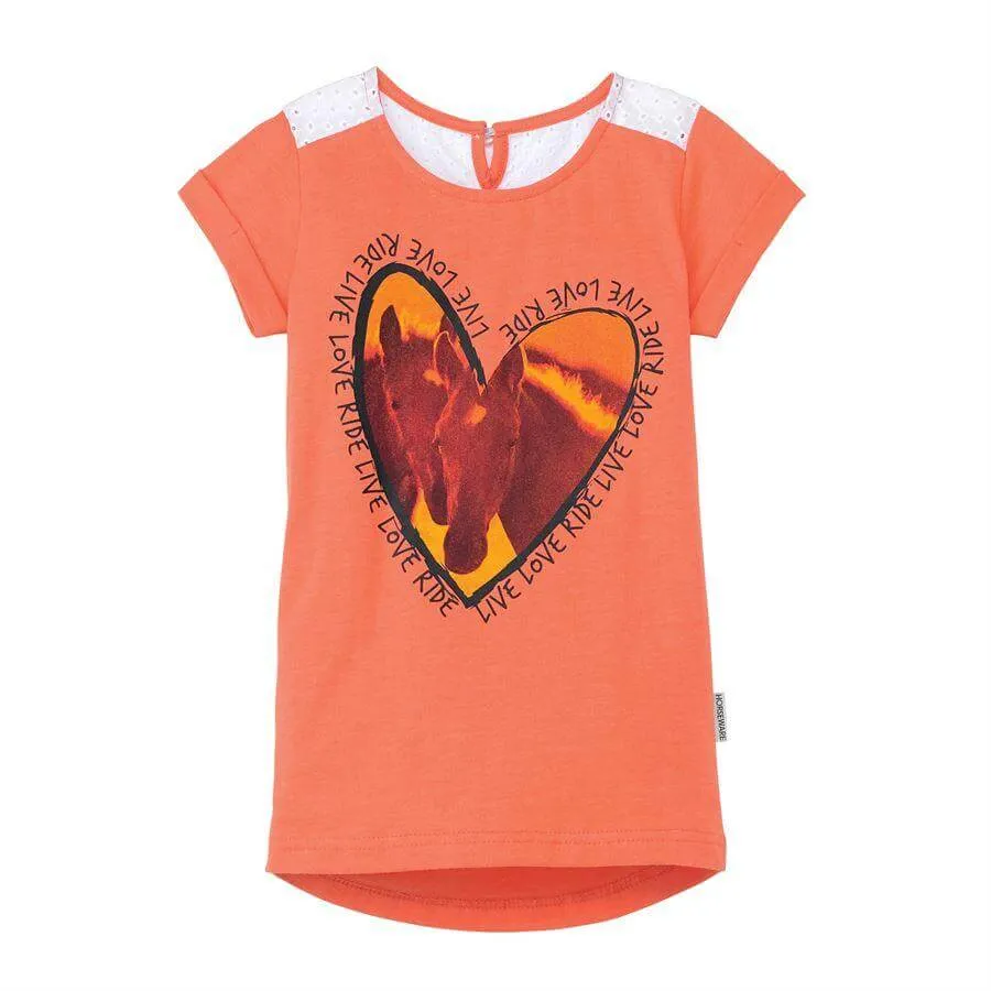 Horseware Girls Live Love Ride Tee