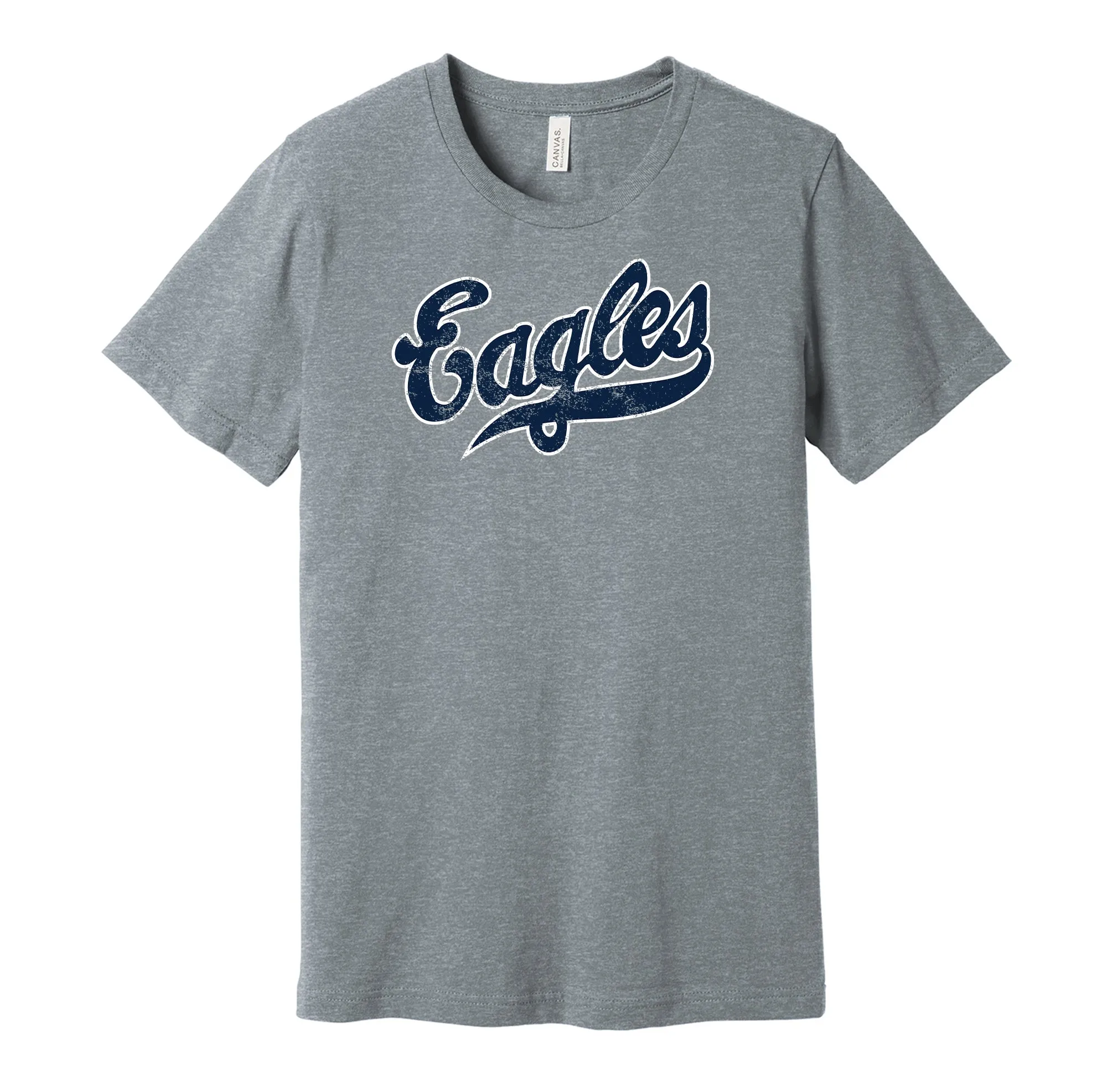Houston/Newark Eagles Distressed Logo Shirt - Defunct Negro Baseball Team - Celebrate Black Heritage and History - Hyper Than Hype
