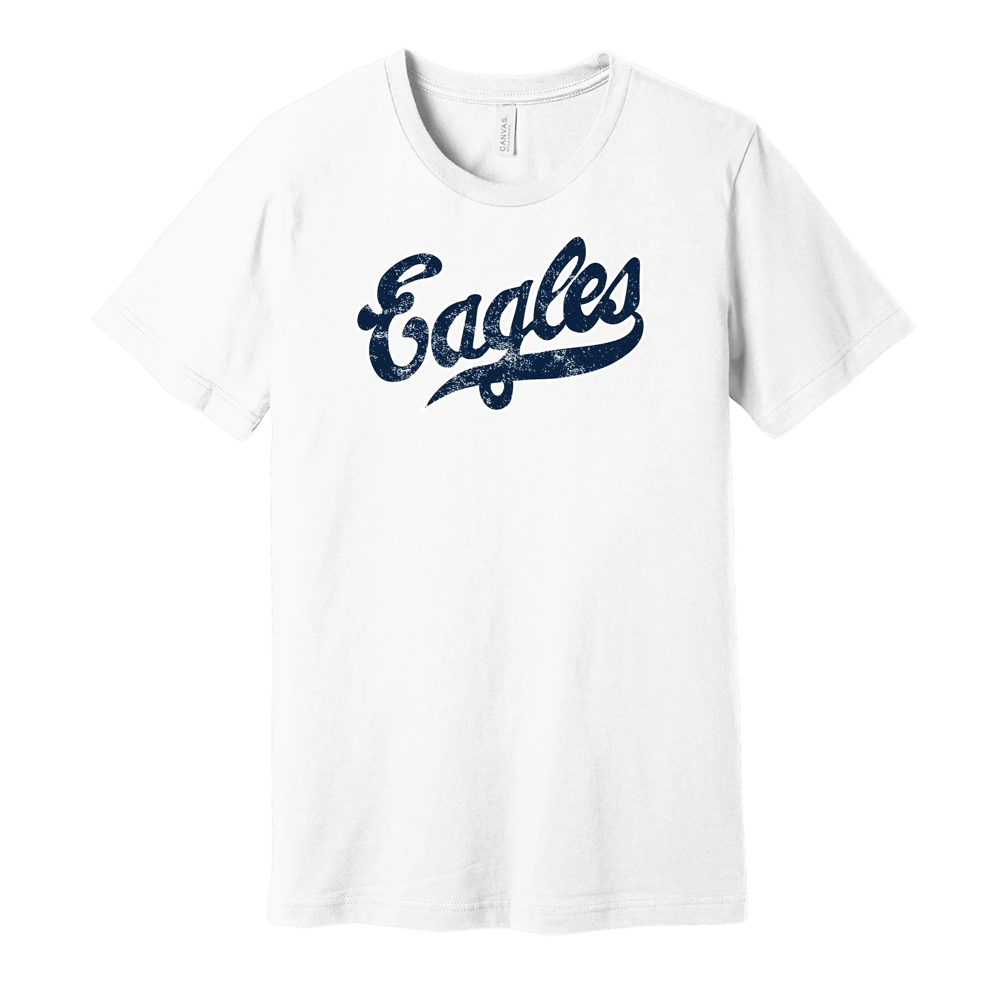 Houston/Newark Eagles Distressed Logo Shirt - Defunct Negro Baseball Team - Celebrate Black Heritage and History - Hyper Than Hype