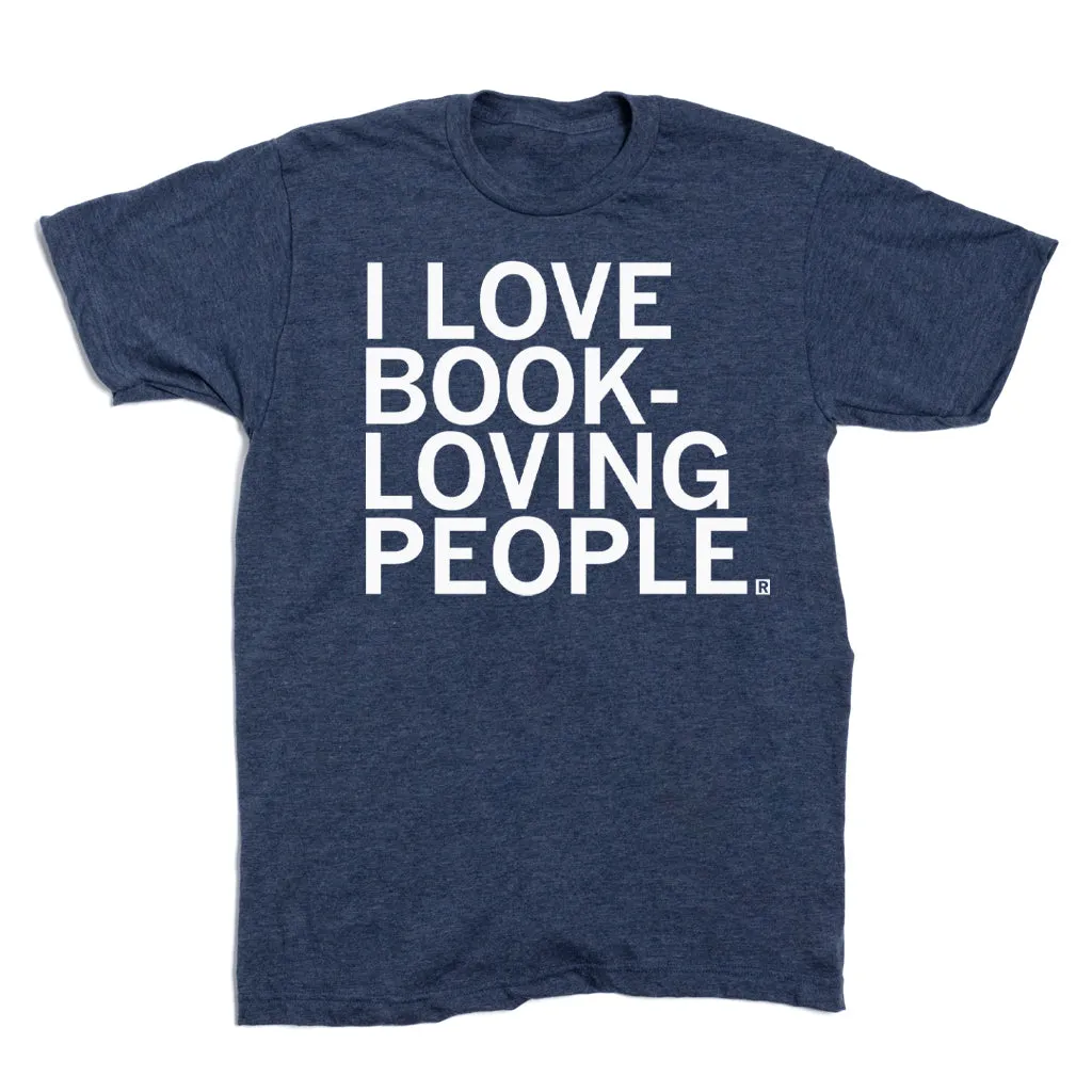 I Love Book Loving People Navy