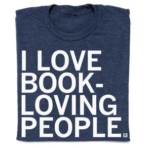 I Love Book Loving People Navy