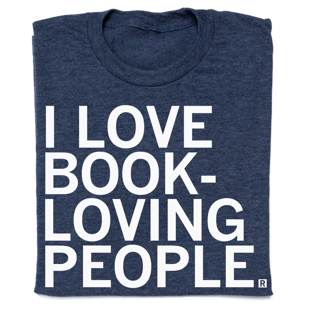 I Love Book Loving People Navy
