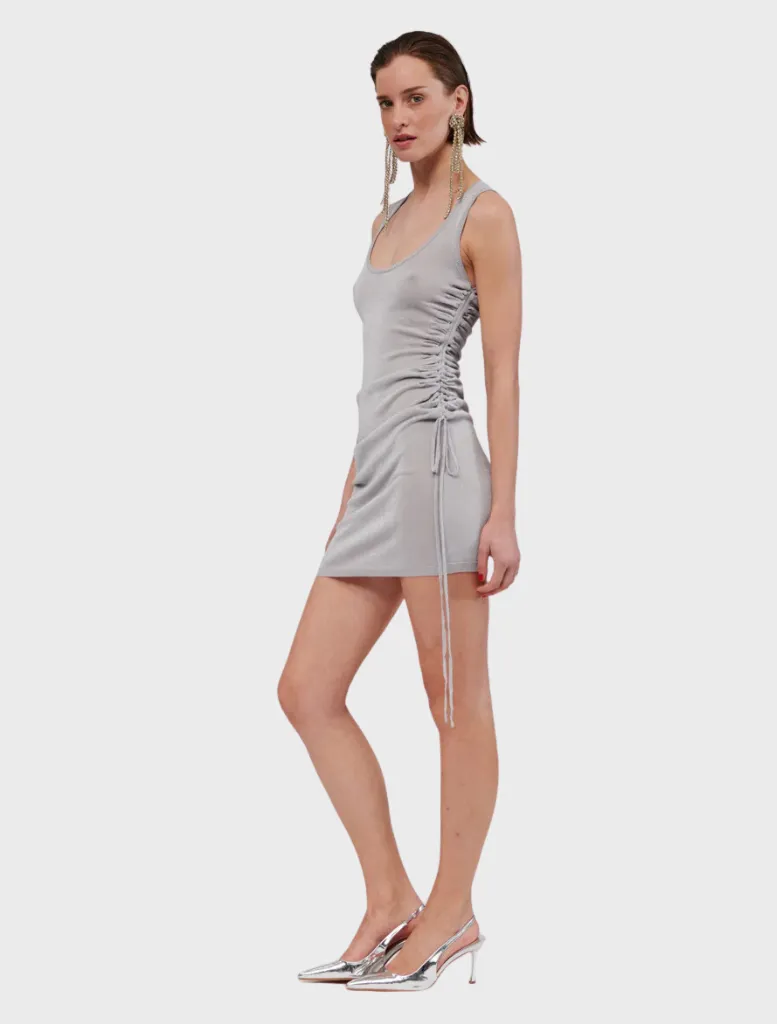 Ibiza  Mini Dress - Silver