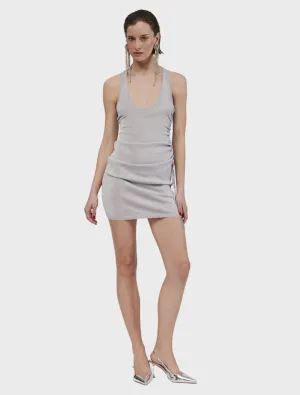 Ibiza  Mini Dress - Silver