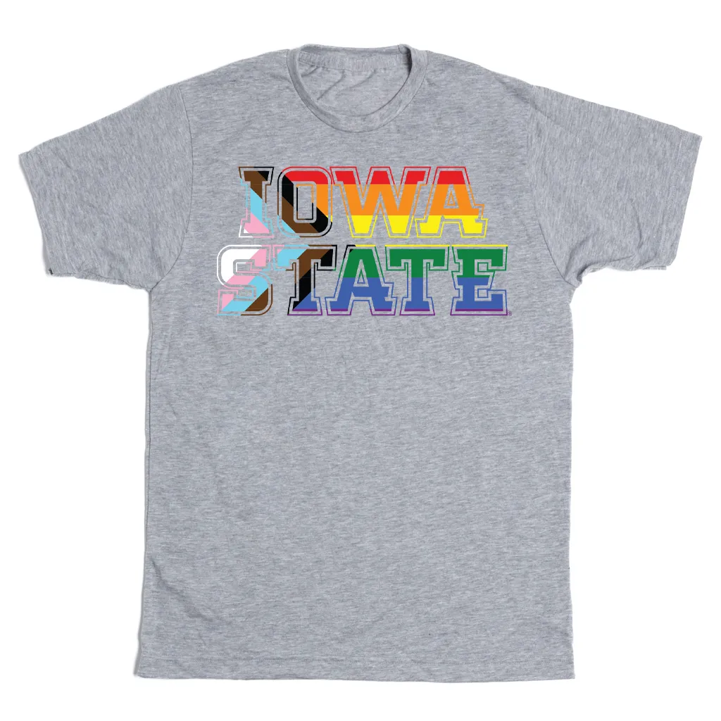 ISU Text Progress Pride Flag