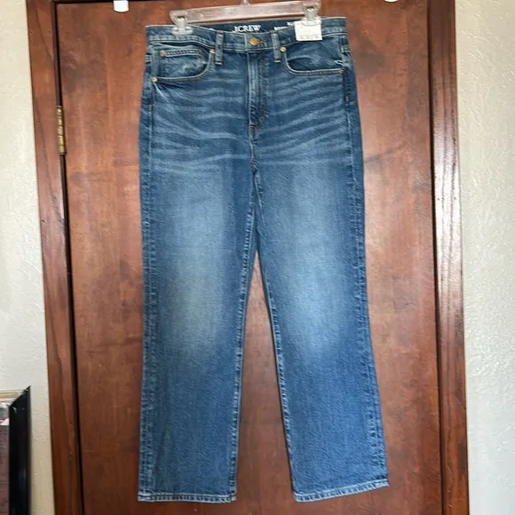 J. Crew Slim Boyfriend Blue Denim Jean NWT Size 28