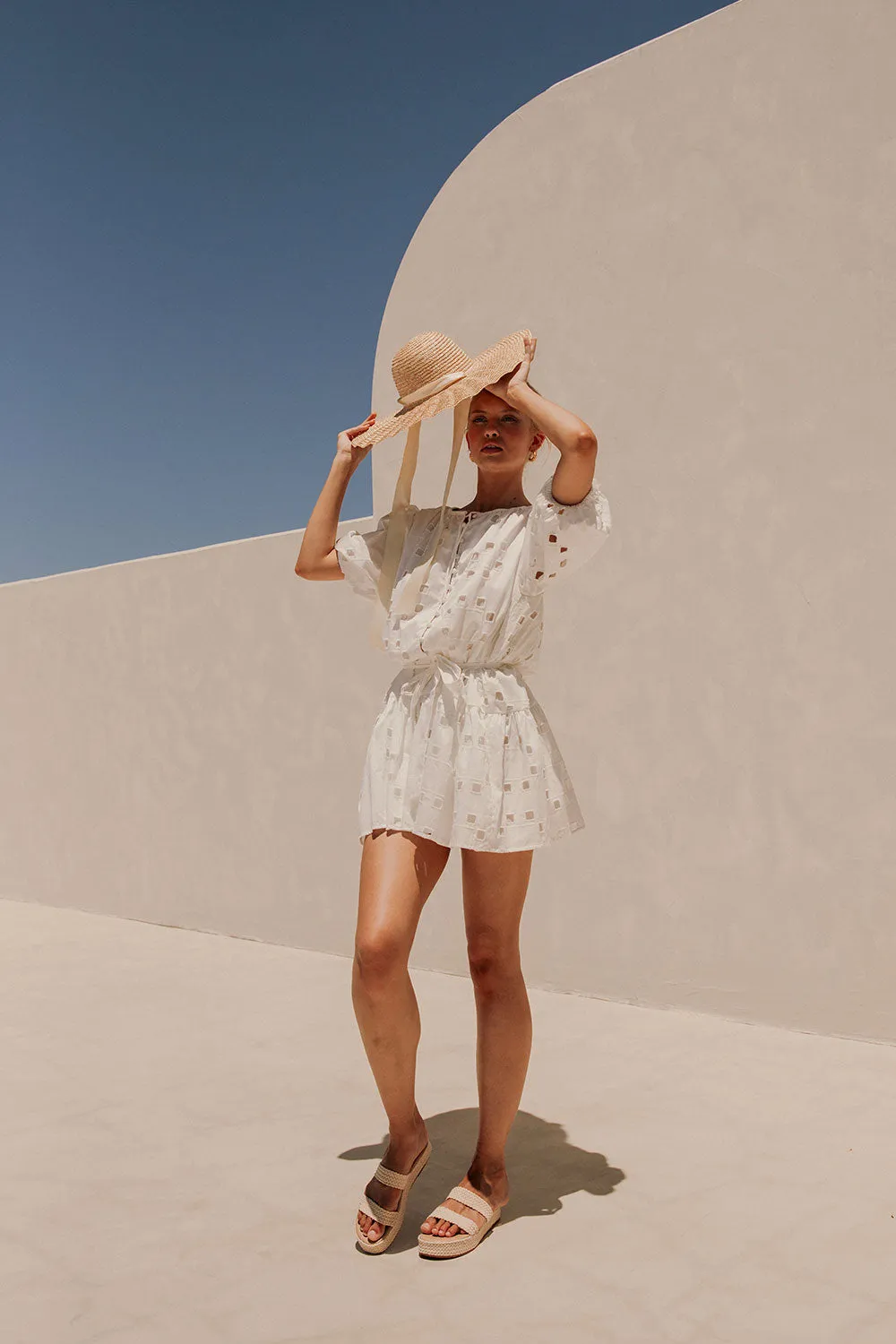 Jayde Dress - Cutwork