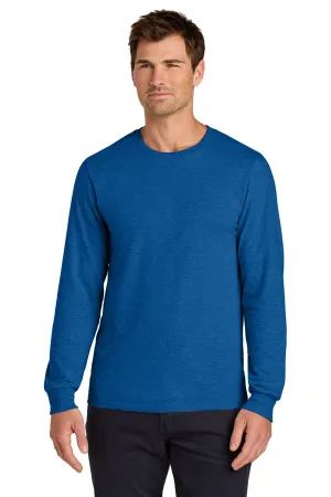 Jerzees Classics Unisex Cotton Long Sleeve T-Shirt 363L Retro Heather Royal