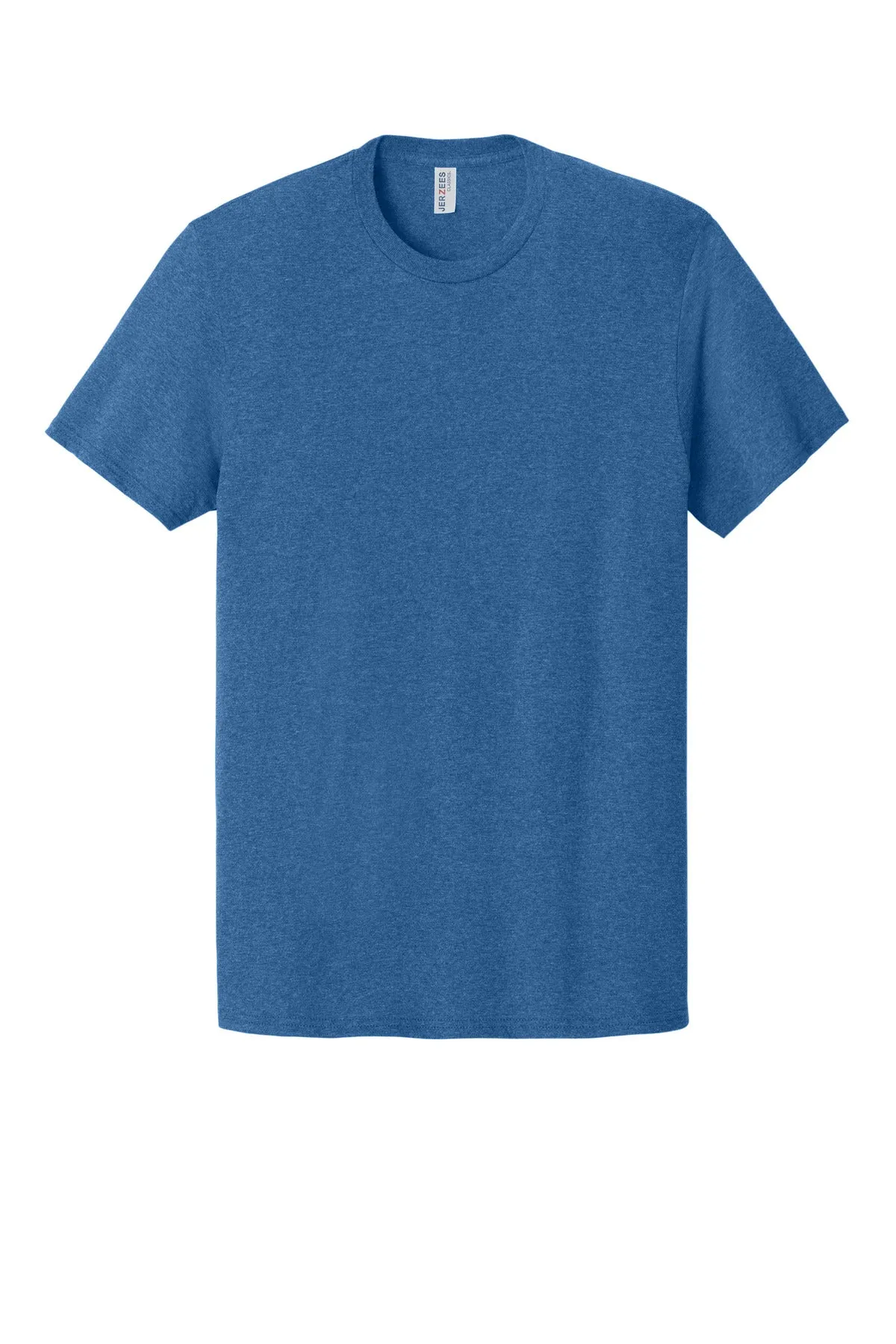 Jerzees Classics Unisex Cotton T-Shirt 363M Retro Heather Royal