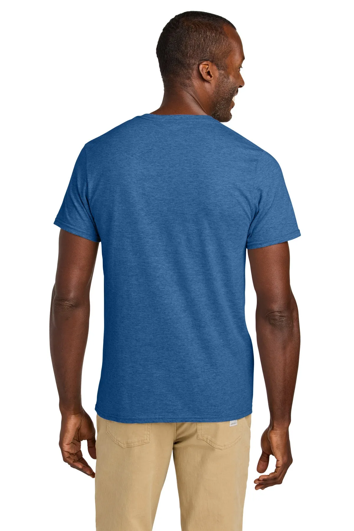 Jerzees Classics Unisex Cotton T-Shirt 363M Retro Heather Royal