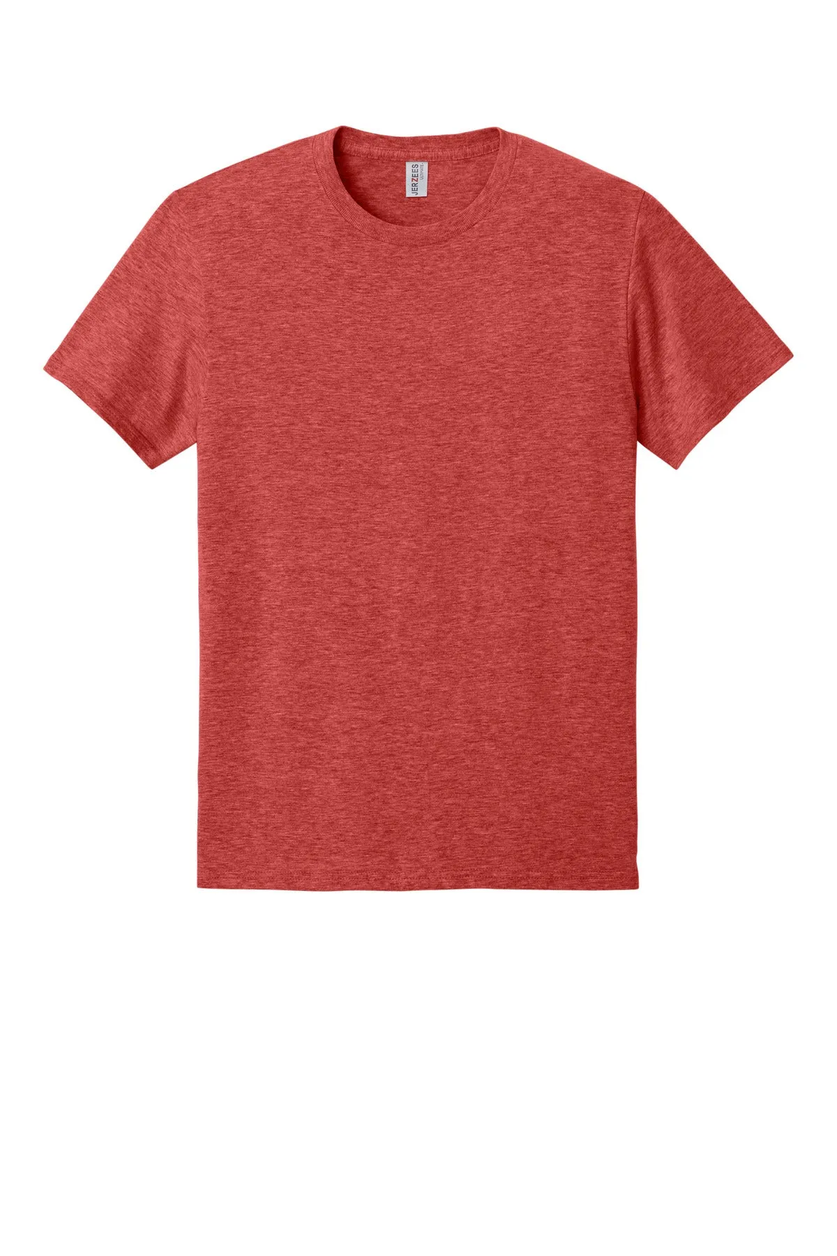 Jerzees Ultimate Unisex Ring Spun T-Shirt IC46M Fiery Red Heather