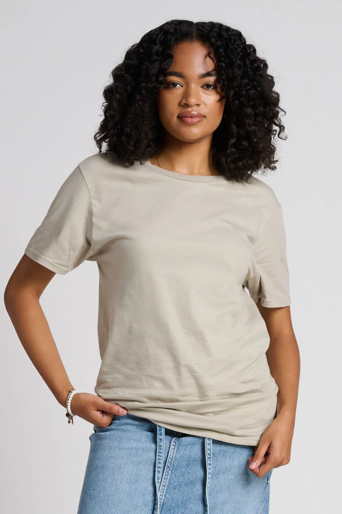 Jerzees Unisex Premium Combed Ring Spun Cotton Tee 570M Clay