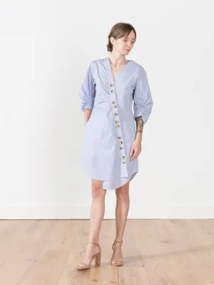 jones asymmetrical shirt dress