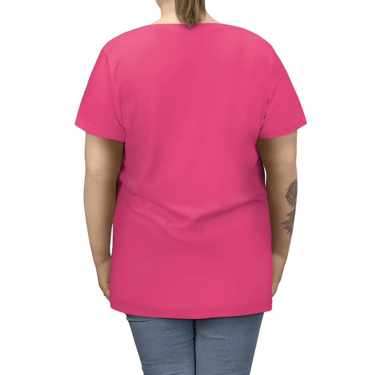 KALEIDOSCOPIC BUTTERFLY <br>women's curvy tee