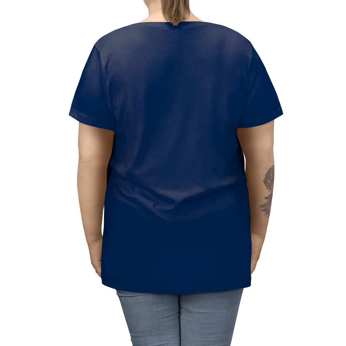 KALEIDOSCOPIC BUTTERFLY <br>women's curvy tee