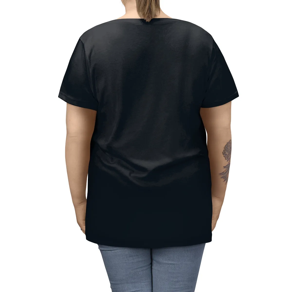 KALEIDOSCOPIC BUTTERFLY <br>women's curvy tee