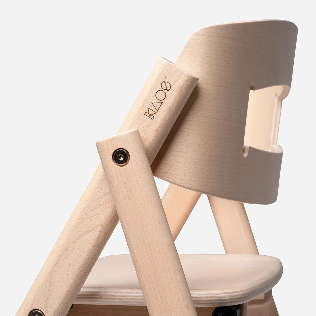 KAOS Klapp Highchair - Smooth Beech / Natural