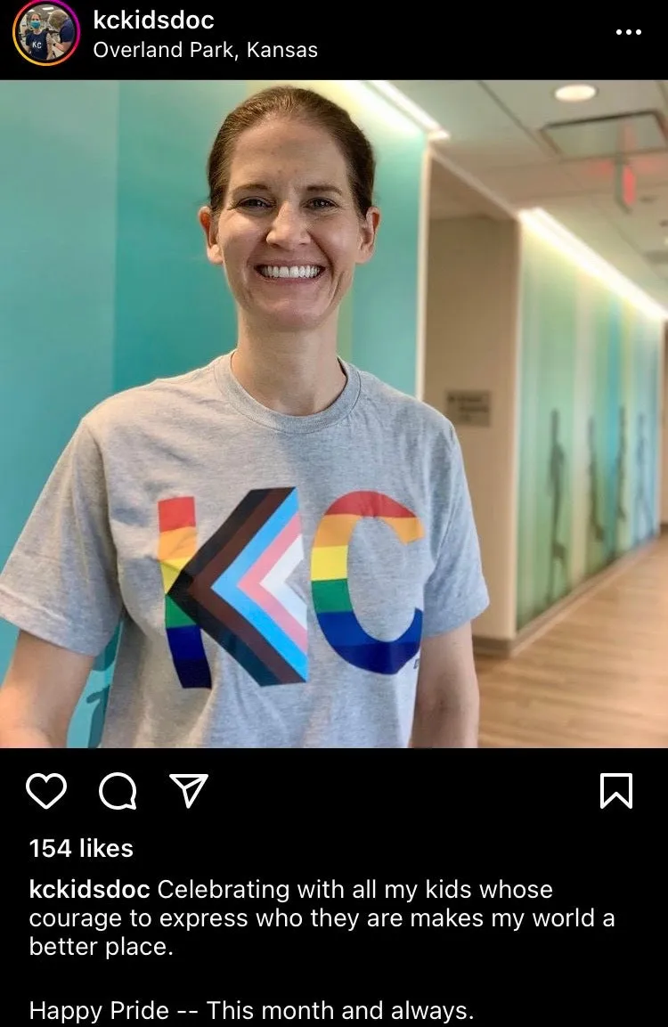 KC Text Progress Pride Flag