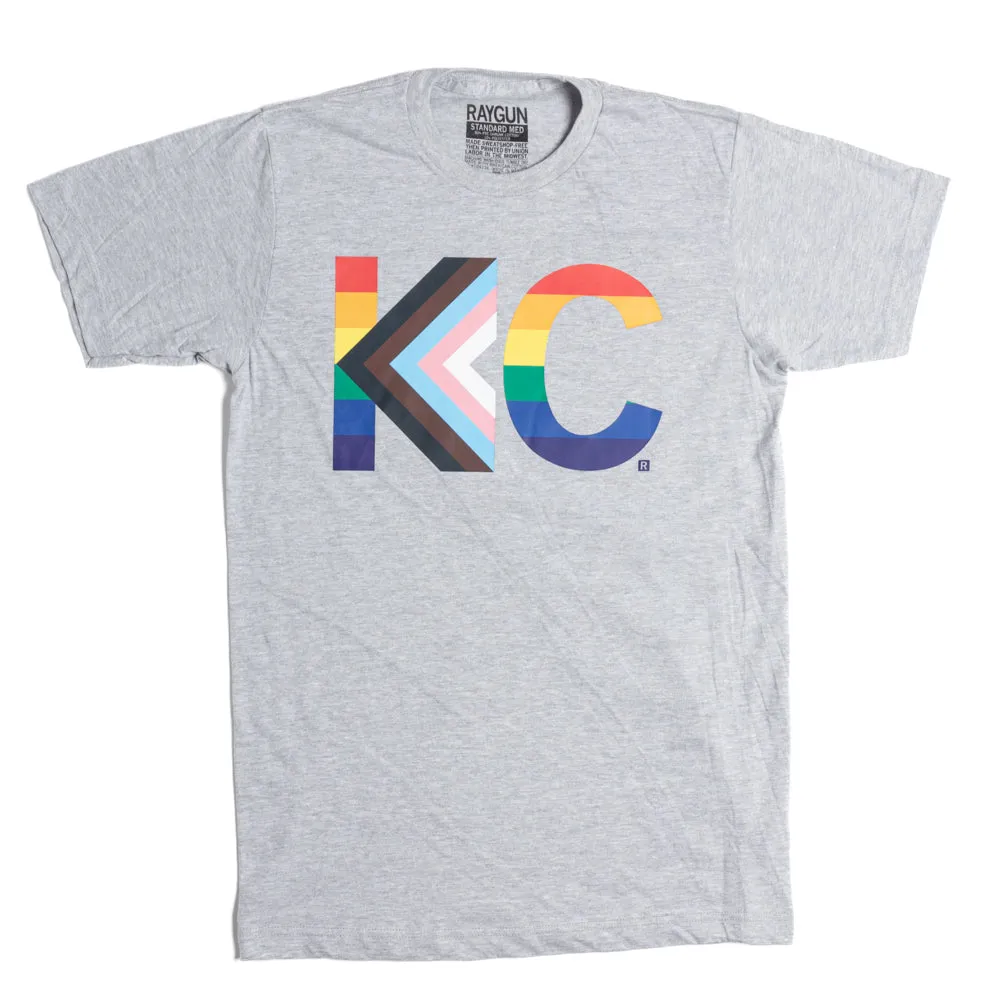 KC Text Progress Pride Flag