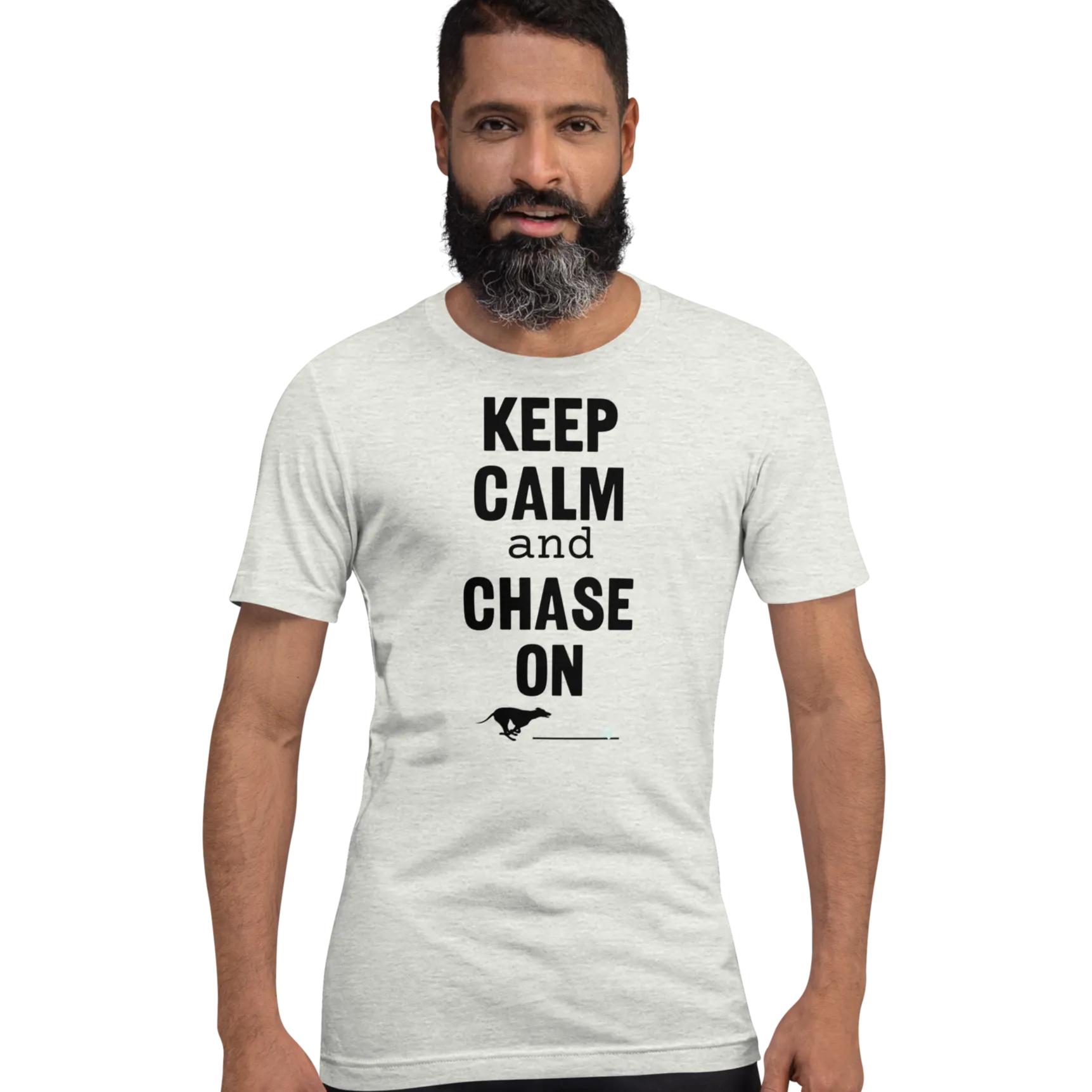 Keep Calm & Chase On Fast CAT T-Shirts - Light