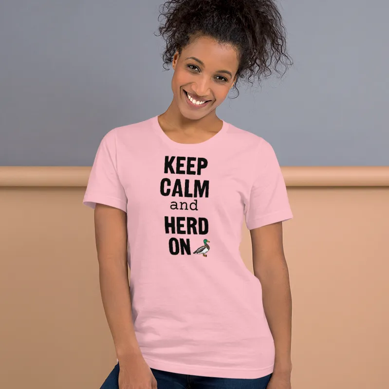 Keep Calm & Duck Herd On T-Shirts - Light