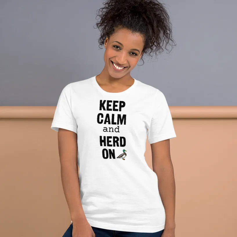 Keep Calm & Duck Herd On T-Shirts - Light