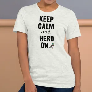 Keep Calm & Duck Herd On T-Shirts - Light