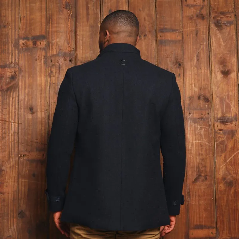Kingsley Heath Houghton Wool Coat - Midnight