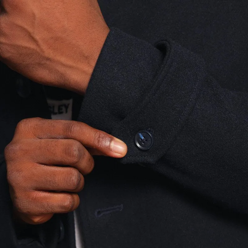Kingsley Heath Houghton Wool Coat - Midnight