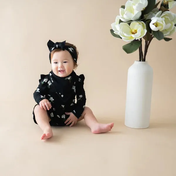 Kyte Baby Bow Headband (Small Midnight Magnolia) - FINAL SALE