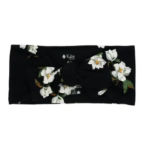 Kyte Baby Bow Headband (Small Midnight Magnolia) - FINAL SALE