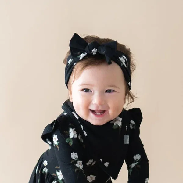 Kyte Baby Bow Headband (Small Midnight Magnolia) - FINAL SALE
