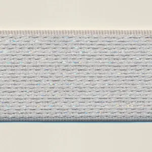 Lame Waist Stretch Tape #100 Pale Silver
