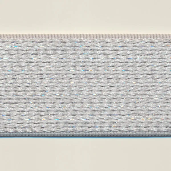 Lame Waist Stretch Tape #100 Pale Silver