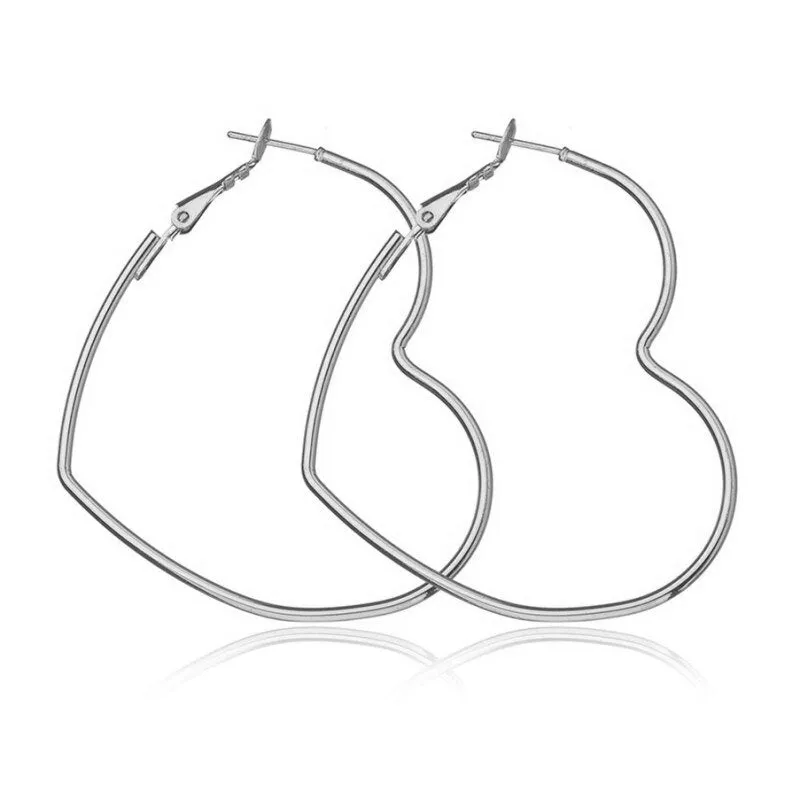 Large Smooth Circle Hoop Earrings