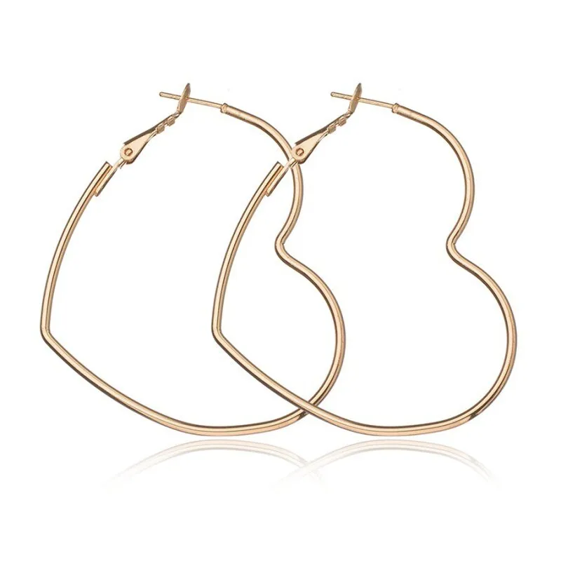 Large Smooth Circle Hoop Earrings