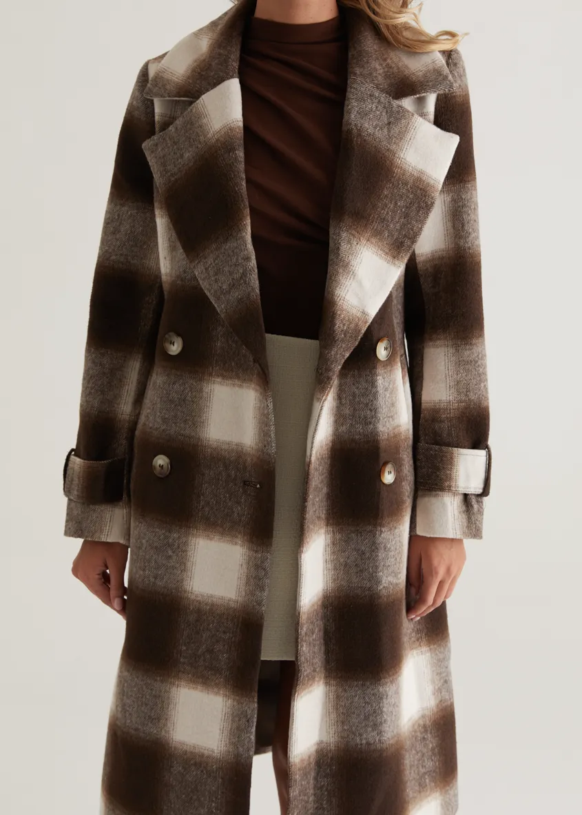Laterro Coat - Espresso Check