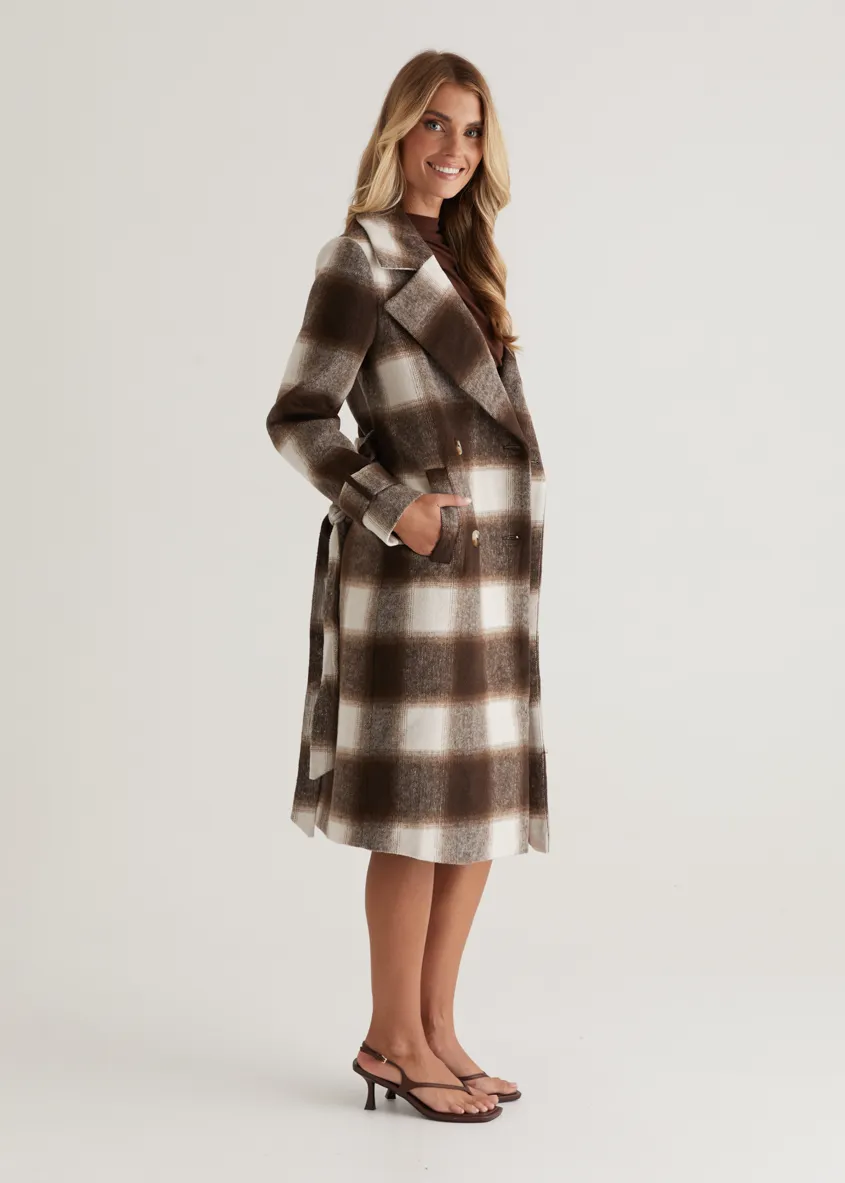Laterro Coat - Espresso Check
