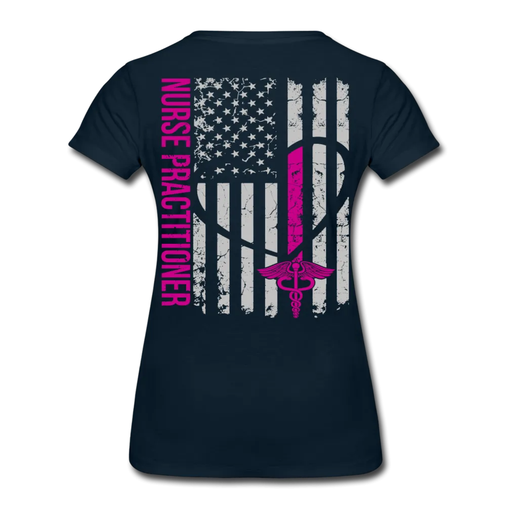 Laura Nurse Practitioner Flag Women’s Premium T-Shirt