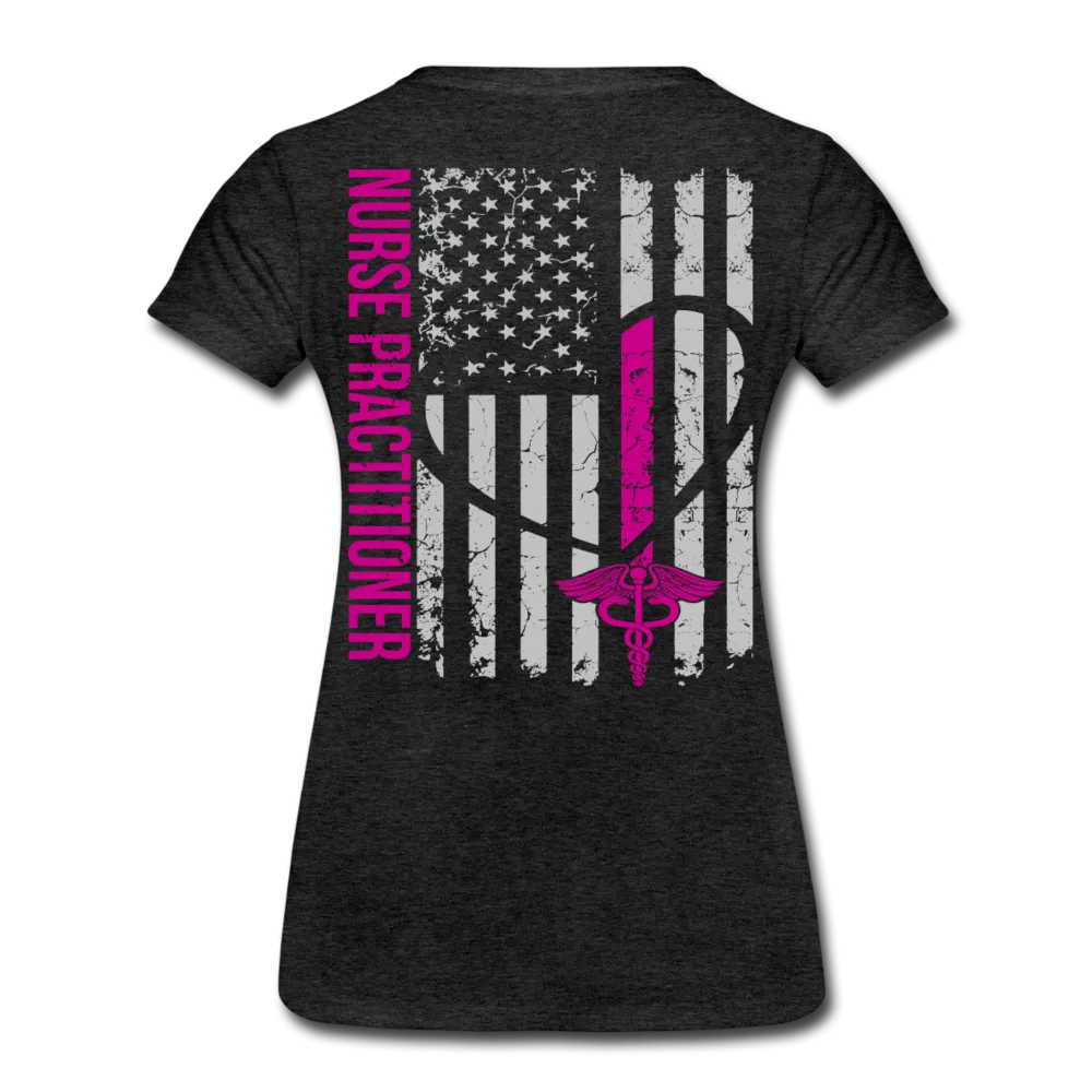 Laura Nurse Practitioner Flag Women’s Premium T-Shirt