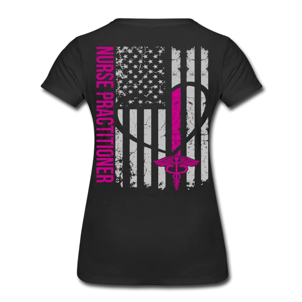 Laura Nurse Practitioner Flag Women’s Premium T-Shirt