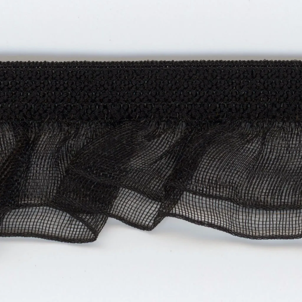 Layered Frill Stretch #50 Black