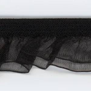 Layered Frill Stretch #50 Black