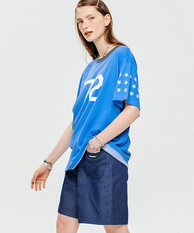 LE SONNET 72 Stars T-shirts - Blue
