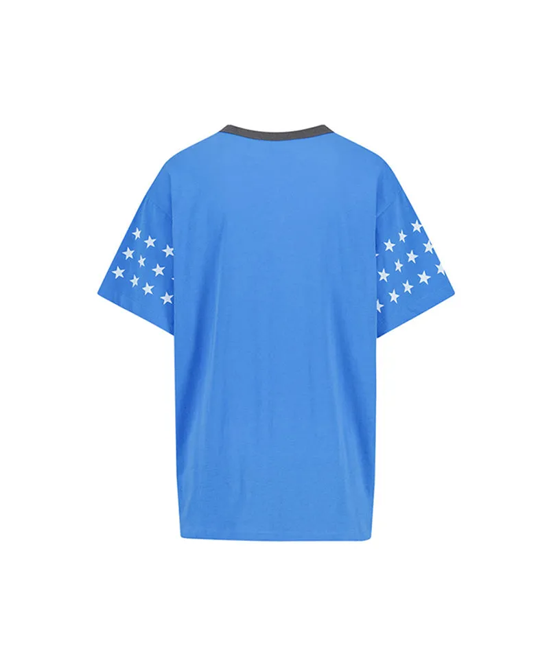 LE SONNET 72 Stars T-shirts - Blue